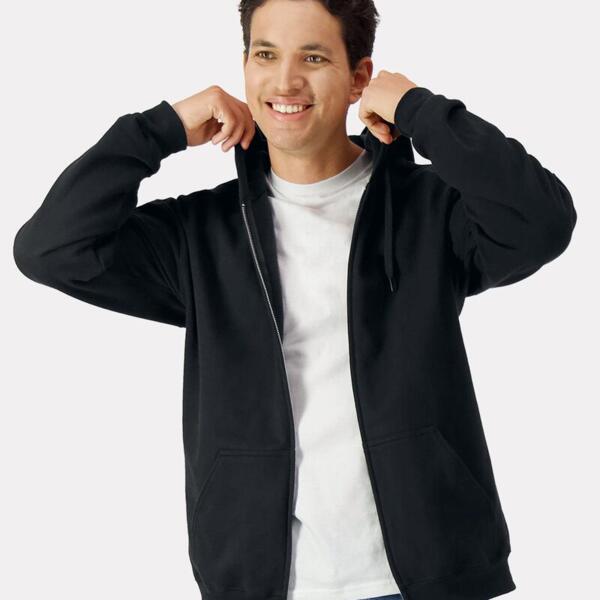 Softstyle® Full-Zip Hooded Sweatshirt Thumbnail